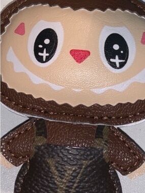 NEW! Labubu Brown Monogram Canvas Character Key / Bag Charm